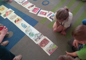 "Zdrowy przedszkolak" - zajęcia prowadzone przez p. Pedagog.