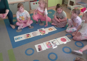 "Zdrowy przedszkolak" - zajęcia prowadzone przez p. Pedagog.
