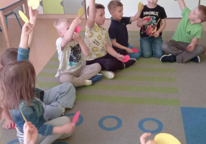 "Zdrowy przedszkolak" - zajęcia prowadzone przez p. Pedagog.