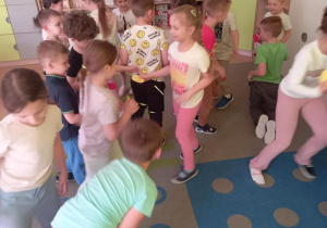 "Zdrowy przedszkolak" - zajęcia prowadzone przez p. Pedagog.