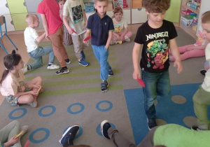 "Zdrowy przedszkolak" - zajęcia prowadzone przez p. Pedagog.