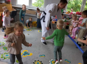 Pokaz sztuki walki Taekwon-do w Buziakach.