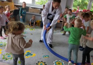 Pokaz sztuki walki Taekwon-do w Buziakach.