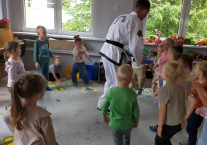 Pokaz sztuki walki Taekwon-do w Buziakach.