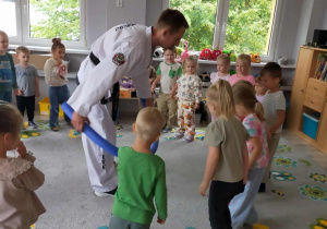 Pokaz sztuki walki Taekwon-do w Buziakach.