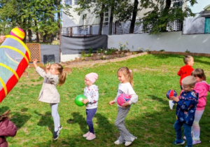 "Piłka moim przyjacielem" - obchody Europejskiego Tygodnia Sportu w "Promyczku".