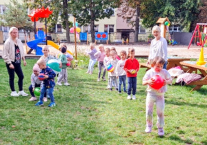 "Piłka moim przyjacielem" - obchody Europejskiego Tygodnia Sportu w "Promyczku".