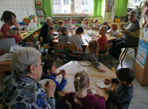 ,,Jesienne ciasto z jabłkami".