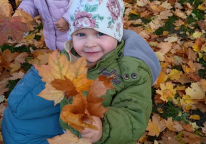 Ania prezentuje swój bukiet