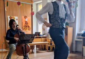 Audycja z Bachmanem - wiolonczela.