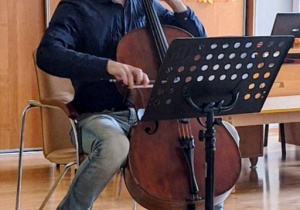 Audycja z Bachmanem - wiolonczela.