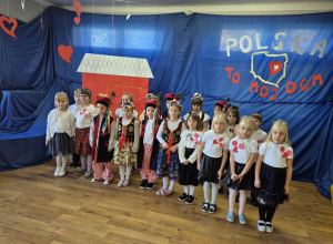 Udział Promyczków w uroczystości z okazji Dnia Niepodległości