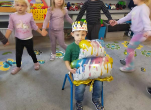 "Owocowe urodzinki" w Buziakach - Leon.