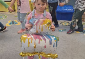 "Owocowe urodzinki" w Buziakach - Amelka.