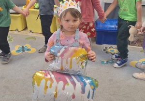 "Owocowe urodzinki" w Buziakach - Amelka.