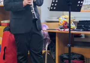 "Święta z klarnetem" - mikołajkowa audycja z Bachmanem.