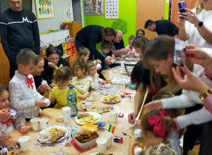 "Warsztaty świąteczne" z Rodzicami w Buziakach.