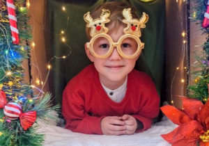 Buziaki na uroczystym Spotkaniu Wigilijnym w Centrum Seniora.