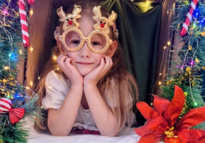 Buziaki na uroczystym Spotkaniu Wigilijnym w Centrum Seniora.