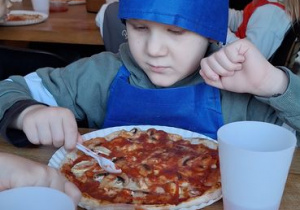 "Dzień pizzy" w pizzerii "Na widelcu".