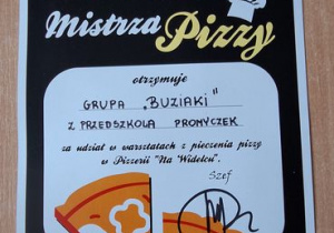 "Dzień pizzy" w pizzerii "Na widelcu".