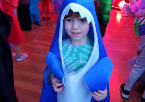 Buziaki na balu karnawałowym "W morskiej głębinie".