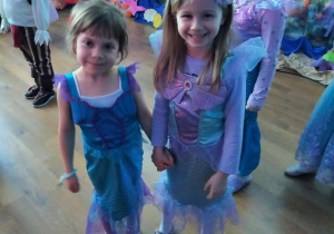 Buziaki na balu karnawałowym "W morskiej głębinie".