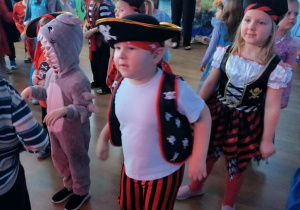 Buziaki na balu karnawałowym "W morskiej głębinie".