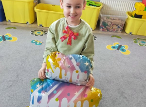 "Owocowe urodzinki" w Buziakach - Piotruś.