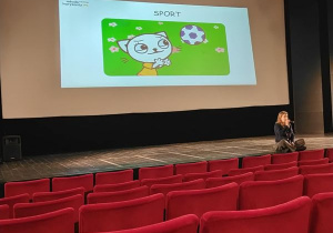 "Kicia Kocia na pikniku" - wyjście do kina w ramach projektu "Edukacja - Młode Horyzonty".