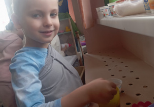 Zielony ogródek w sali Tuptusiów