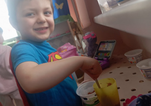 Zielony ogródek w sali Tuptusiów