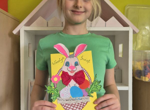 Udział w konkursie "Co się wydarzyło w koszyku wielkanocnym?"