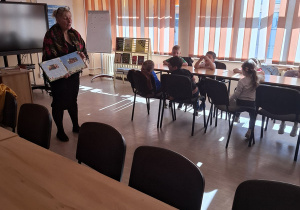 Zajęcia o książkach w Bibliotece Pedagogicznej