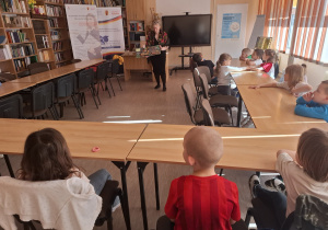 Zajęcia o książkach w Bibliotece Pedagogicznej