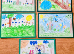 Wiosenny konkurs plastyczny "Grajmy w zielone".