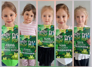 Asia, Alisa, Julianka, Klara i Zosia z gr. Buziaków, laureatkami konkursu "Grajmy w zielone".