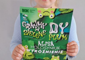Alisa otrzymała Wyróżnienie w konkursie plastycznym "Grajmy w zielone".