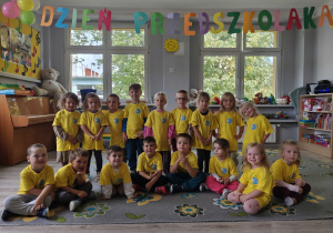 Dzieci podczas zabaw w Dniu Przedszkolaka