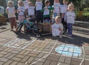 ,,Miasteczko Ruchu Drogowego" udział w Wielkoformatowej Grze Terenowej w ramach Europejskiego Tygodnia Mobilności.