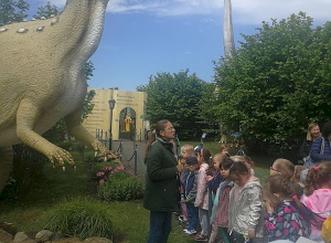 Wycieczka do "Dinoparku" w Kołacinku z okazji Dnia Dziecka
