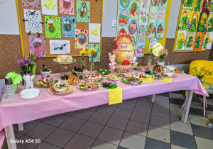 "Wielkanocny stół" w przedszkolu.
